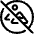 No Environments Slash Circle Icon from Ultimate Regular Set
