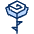 Rose 2 Icon from Cyber Duotone - Free Set