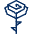 Rose 2 Icon from Cyber Line - Free Set