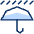 Umbrella Rain Icon from Cyber Duotone - Free Set