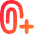 Attach File Add Icon from Flex Gradient Set