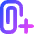 Attach File Add Icon from Core Gradient Set