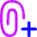 Attach File Add Icon from Flex Neon Set