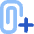 Attach File Add Icon from Core Flat Set