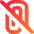 Attach File Off Icon from Core Gradient Set