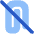Attach File Off Icon from Plump Flat Set