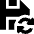 Auto Save Backup Icon from Sharp Solid Set