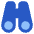 Binoculars Icon from Core Flat Set