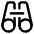 Binoculars Icon from Core Line Set