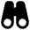 Binoculars Icon from Core Solid Set