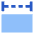 Column Width Icon from Sharp Flat Set