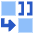 Combine Icon from Sharp Flat Set