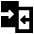 Compare Arrow Icon from Sharp Remix Set