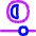 Contrast Horizontal Slider Adjustment Icon from Flex Neon Set