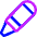 Crayon Diagonal Icon from Flex Neon Set