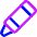 Crayon Diagonal Icon from Core Neon Set
