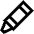 Crayon Diagonal Icon from Sharp Line Set