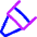 Crayon Tip Diagonal Icon from Flex Neon Set