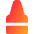 Crayon Tip Vertical Icon from Core Gradient Set