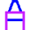 Crayon Tip Vertical Icon from Sharp Neon Set
