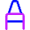 Crayon Tip Vertical Icon from Core Neon Set
