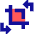 Crop And Rotate Icon from Sharp Pop Set