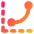 Curves Levels Graph Icon from Core Gradient Set