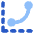 Curves Levels Graph Icon from Core Flat Set