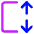 Dimension Vertical Icon from Core Neon Set