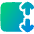 Dimension Vertical Icon from Plump Gradient Set