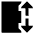 Dimension Vertical Icon from Sharp Solid Set