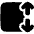 Dimension Vertical Icon from Plump Solid Set
