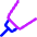 Drawing Pen Tip Diagonal Icon from Flex Neon Set