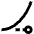 Ease In Icon from Sharp Line Set