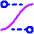 Ease In Out Icon from Plump Neon Set