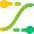 Ease In Out Icon from Flex Gradient Set