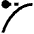 Ease Out Icon from Sharp Solid Set
