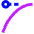 Ease Out Icon from Sharp Neon Set