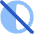 Edit Contrast Off Icon from Plump Flat Set