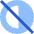 Edit Contrast Off Icon from Sharp Flat Set