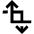 Edit Crop Transform Rotate Icon from Sharp Line Set