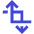 Edit Crop Transform Rotate Icon from Sharp Duo Set