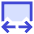 Edit Transform Width Icon from Sharp Duo Set