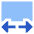 Edit Transform Width Icon from Sharp Flat Set