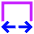Edit Transform Width Icon from Sharp Neon Set