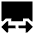 Edit Transform Width Icon from Sharp Solid Set