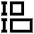 Equal Height Icon from Sharp Line Set