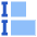 Equal Height Icon from Sharp Flat Set