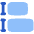 Equal Height Icon from Plump Flat Set
