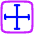 Equal Size Icon from Plump Neon Set